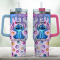 Personalized Ohana Tumbler with Handle Custom Name Gift Idea Tumbler With Handle GradoCreations