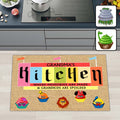 Personalized Grandma's Kitchen Doormat Custom Names Gift Doormat GradoCreations