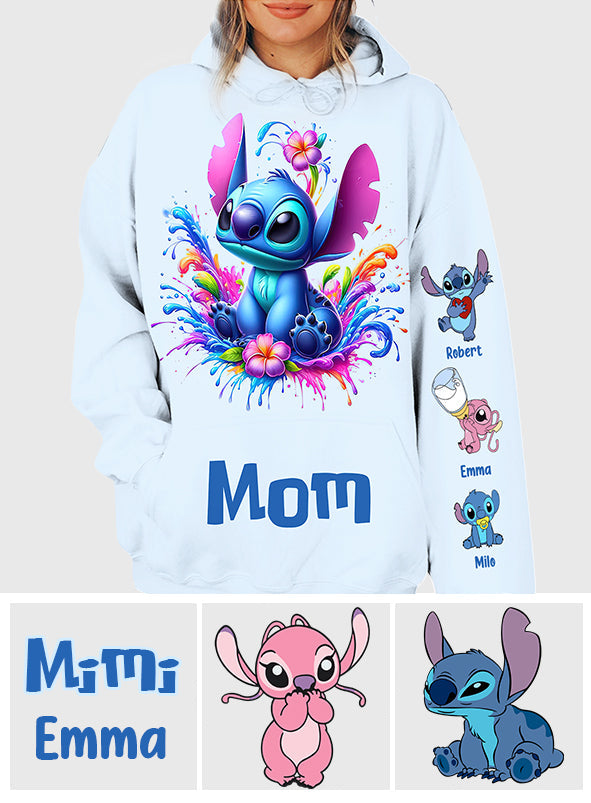 Personalized Ohana All Over Shirt Gift for Mom - Unique Birthday & Mother's Day Apparel All Over Shirt GradoCreations