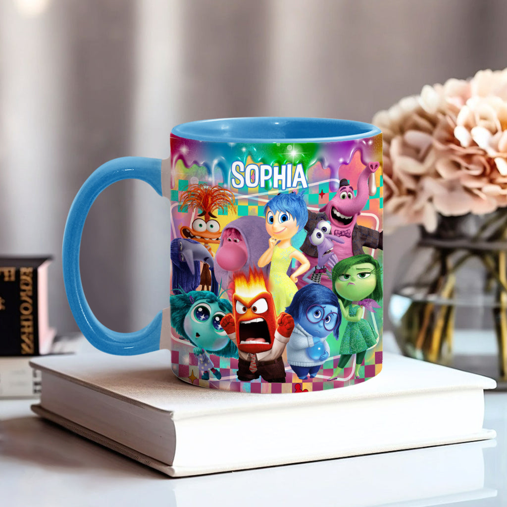 Personalized Accent Mug with Colorful Design for Any Occasion Accent Mug GradoCreations