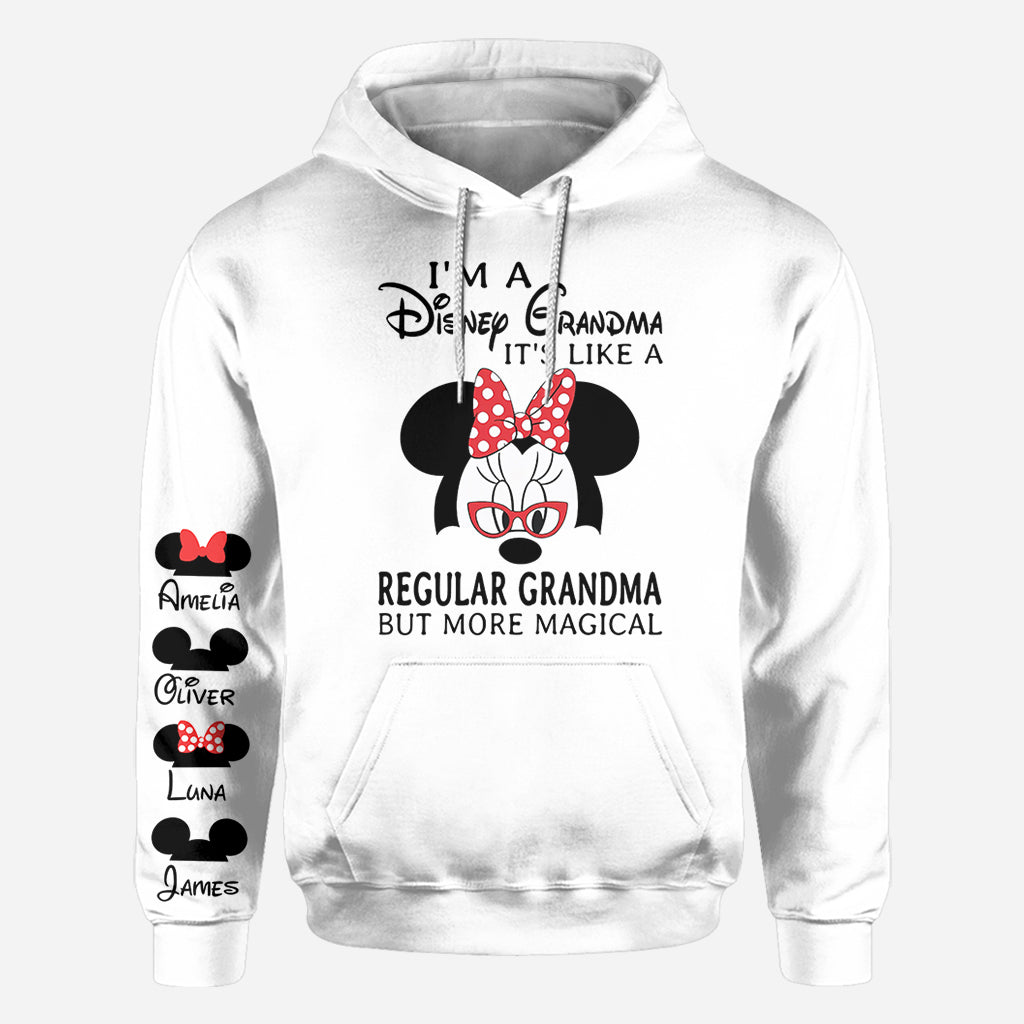 Personalized Disney Grandma All Over Shirt with Custom Names All Over Shirt GradoCreations
