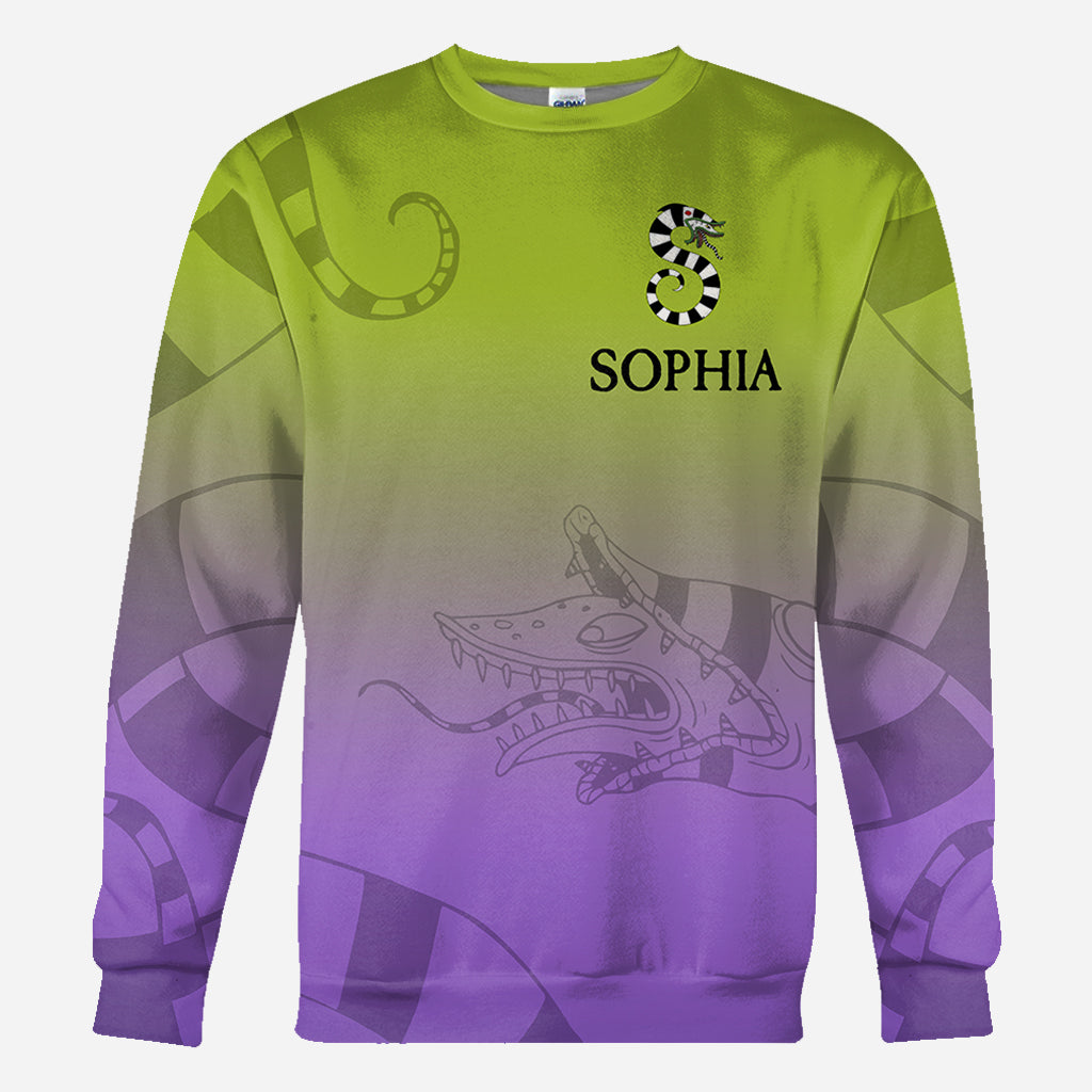 Personalized Beetlejuice All Over Shirt Gift for Halloween All Over Shirt GradoCreations