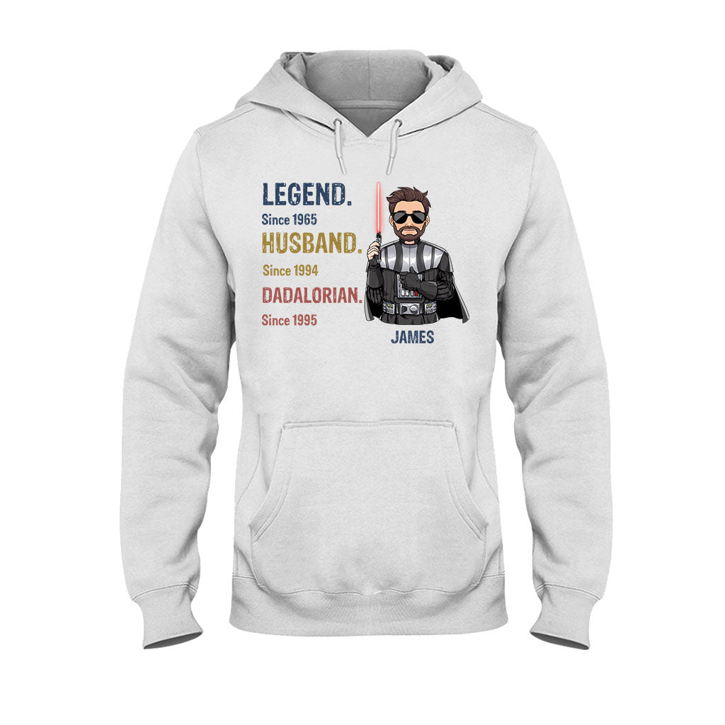 Personalized Star Wars T-shirt Hoodie Gift for Dad Legend Husband T-shirt & Hoodie GradoCreations