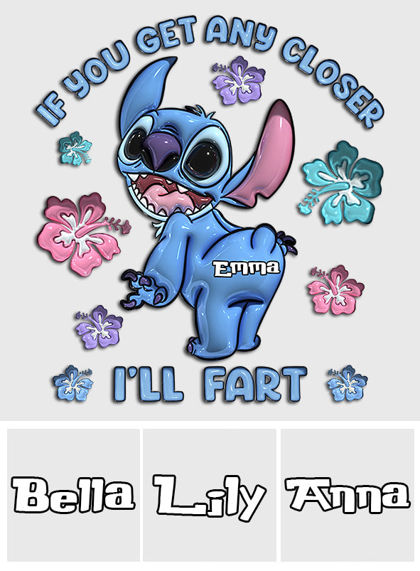 Personalized Stitch Decal Die Cut Custom Name Fun Gift Decal Die Cut GradoCreations