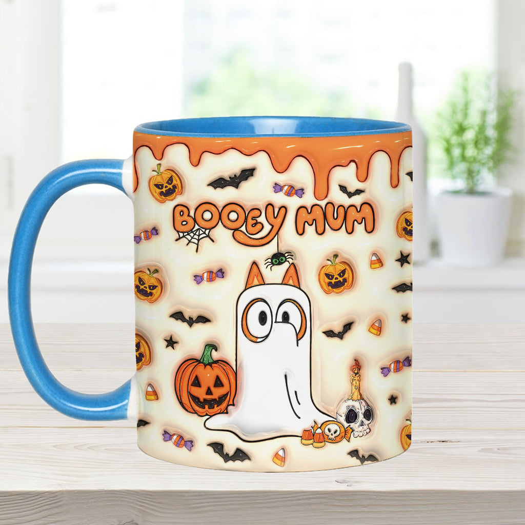 Personalized Booey Mum Accent Mug Custom Name Gift for Mom Accent Mug GradoCreations