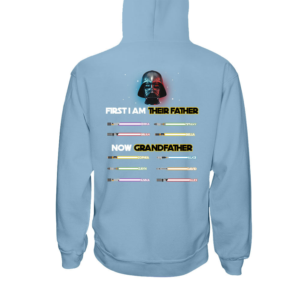 Personalized Darth Vader T-shirt and Hoodie for Grandfather's Day T-shirt And Hoodie GradoCreations