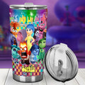 Personalized Tumbler with Custom Name & Colorful Design for Kids Tumbler GradoCreations