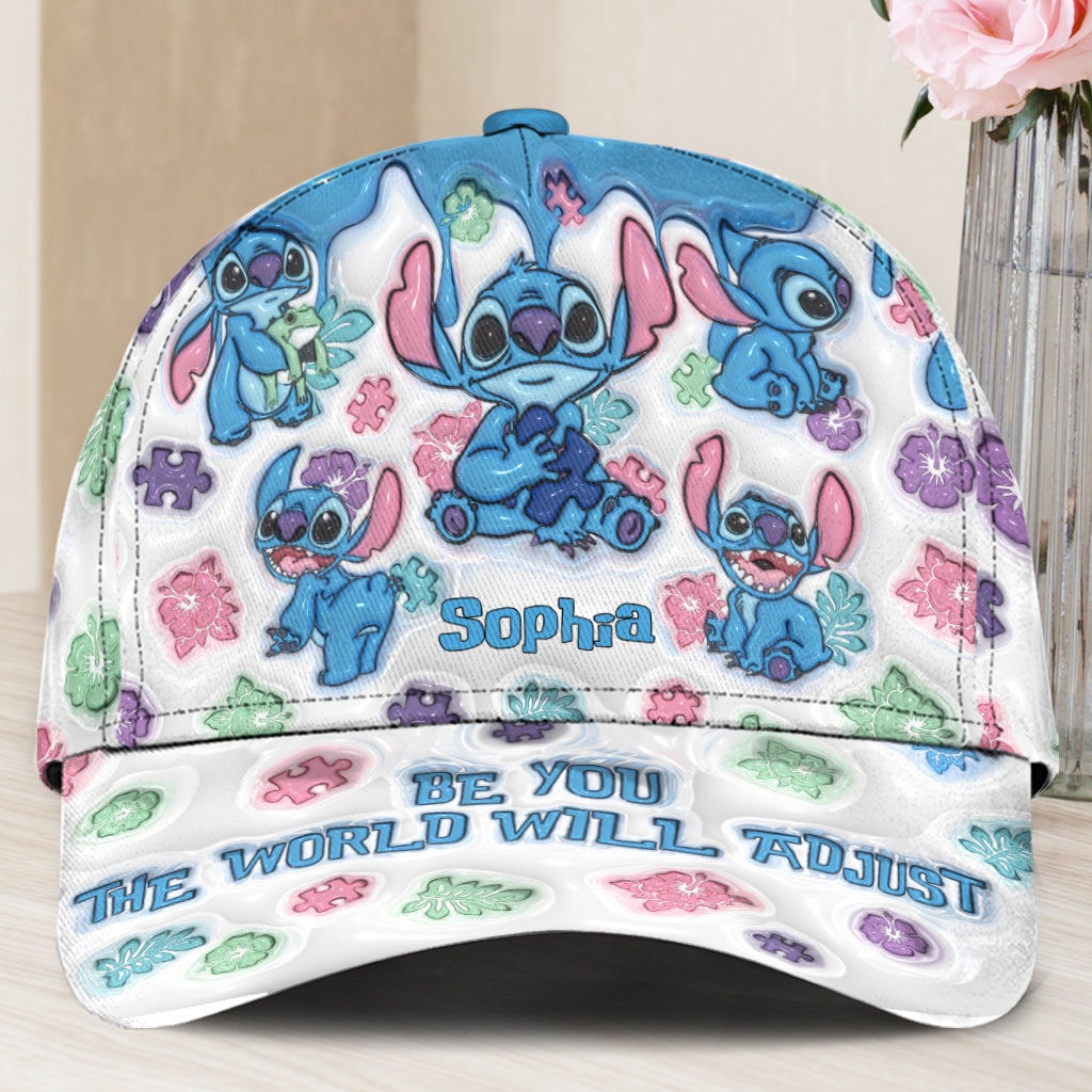 Personalized Autism Awareness Classic Cap Custom Name Gift Classic Cap GradoCreations