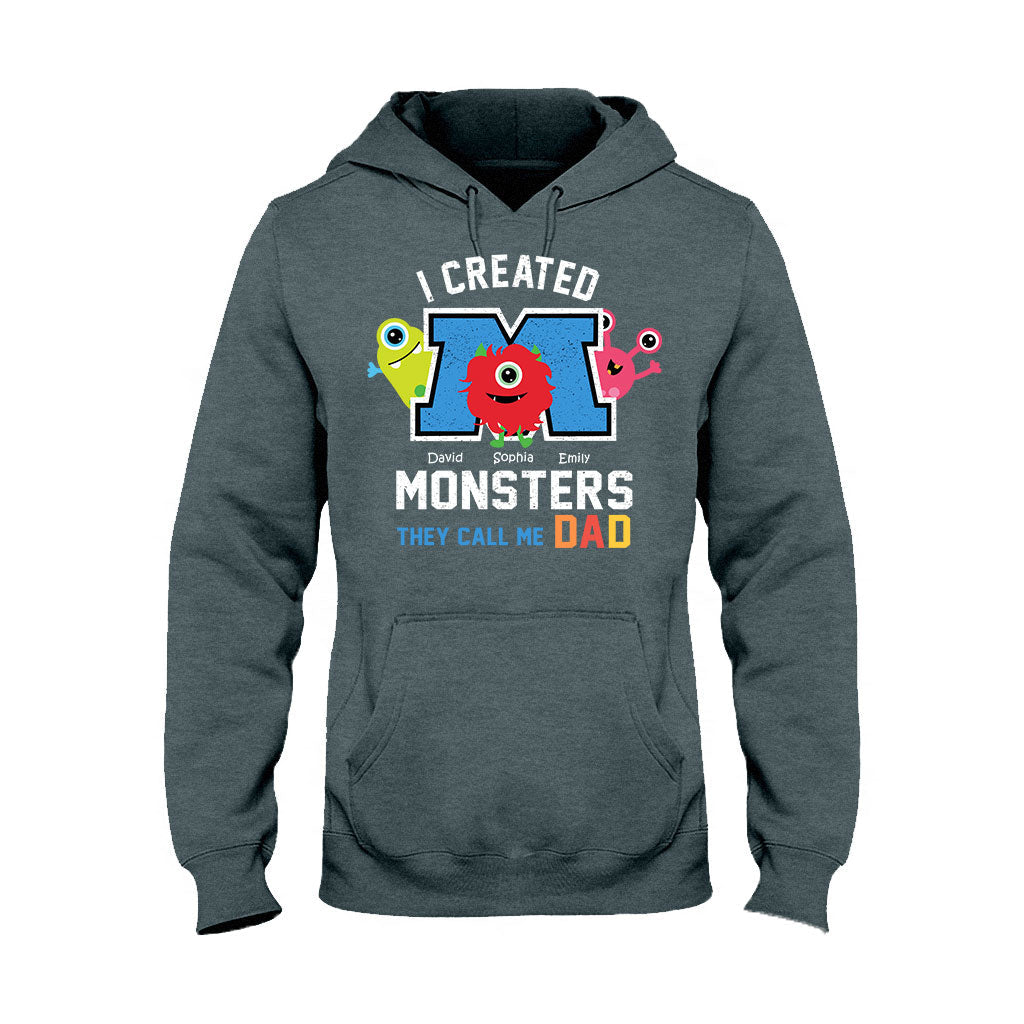 Personalized Father's Day T-shirt with Custom Names | Unique Dad Gift T-shirt & Hoodie GradoCreations