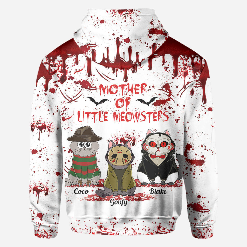 Personalized Cat Themed All-Over Print Shirt for Cat Lovers All Over Shirt GradoCreations