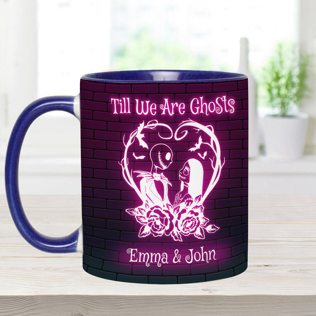 Personalized Nightmare Accent Mug for Couples - Till We Are Ghosts Accent Mug GradoCreations