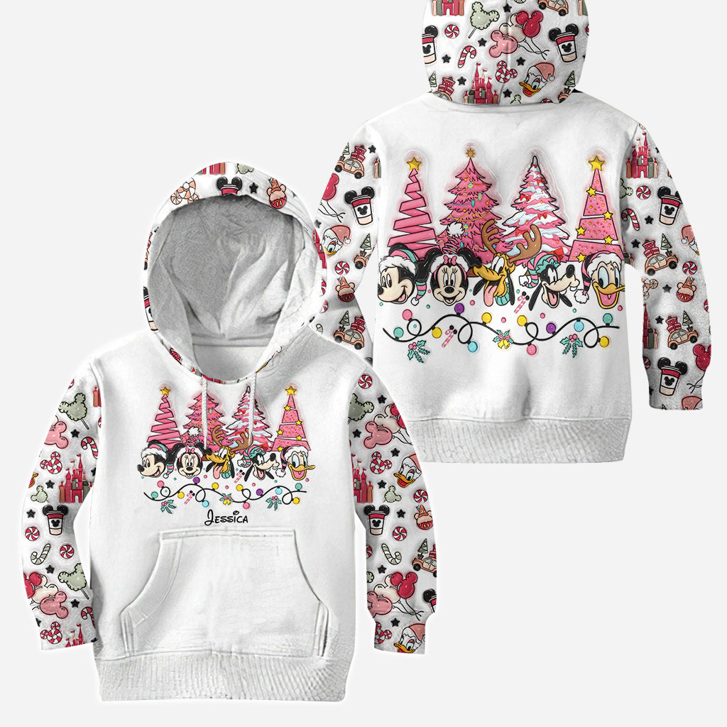 Personalized Christmas Mouse Hoodie and Leggings Gift for Kids Hoodie & Leggings GradoCreations