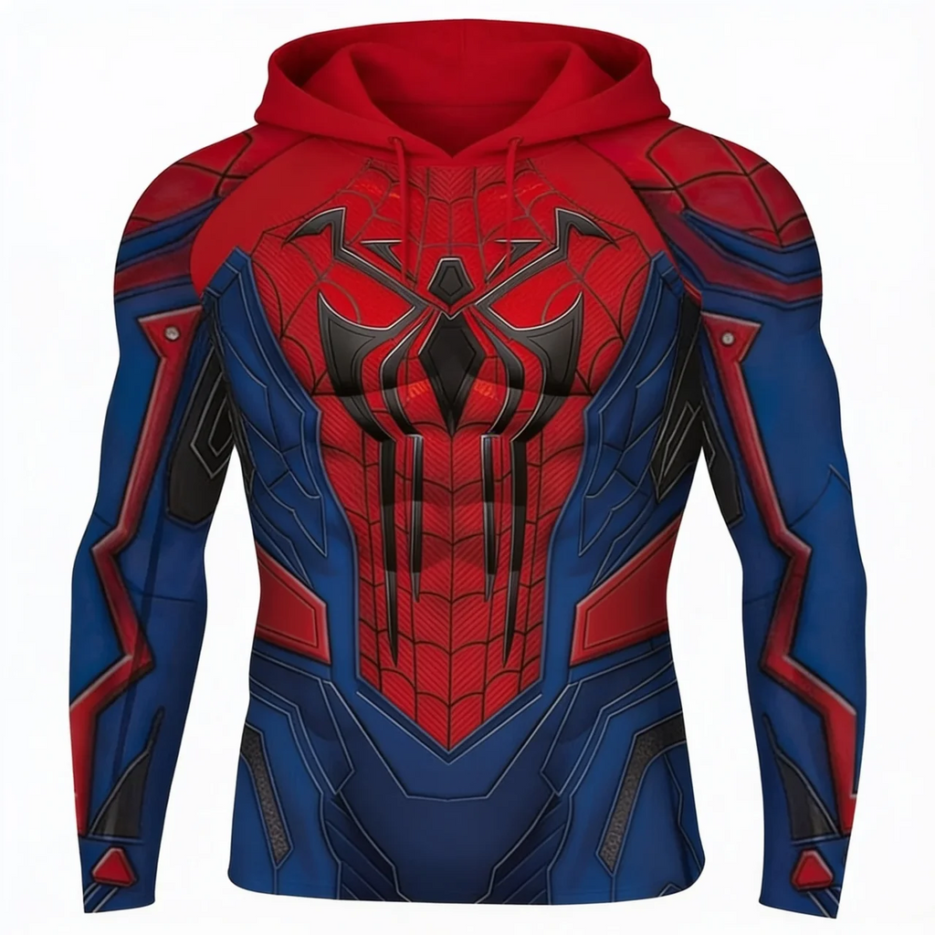 Personalized Red Hero All Over Shirt Custom Name Gift for Movie Fans AOP Shirt GradoCreations