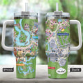Personalized Magic Kingdom Mouse Tumbler with Handle | Unique Gift Tumbler With Handle GradoCreations