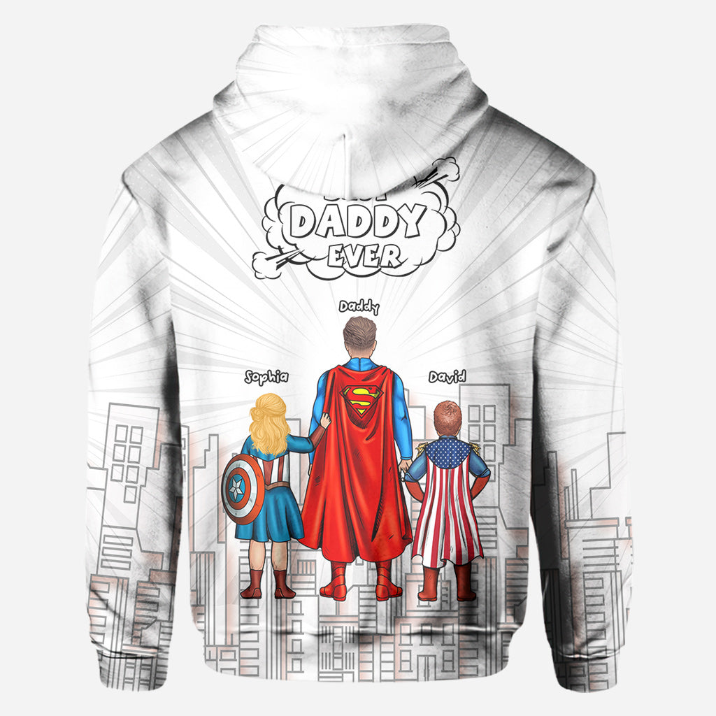 Personalized Best Dad Ever All Over Shirt Custom Family Design All Over Shirt GradoCreations