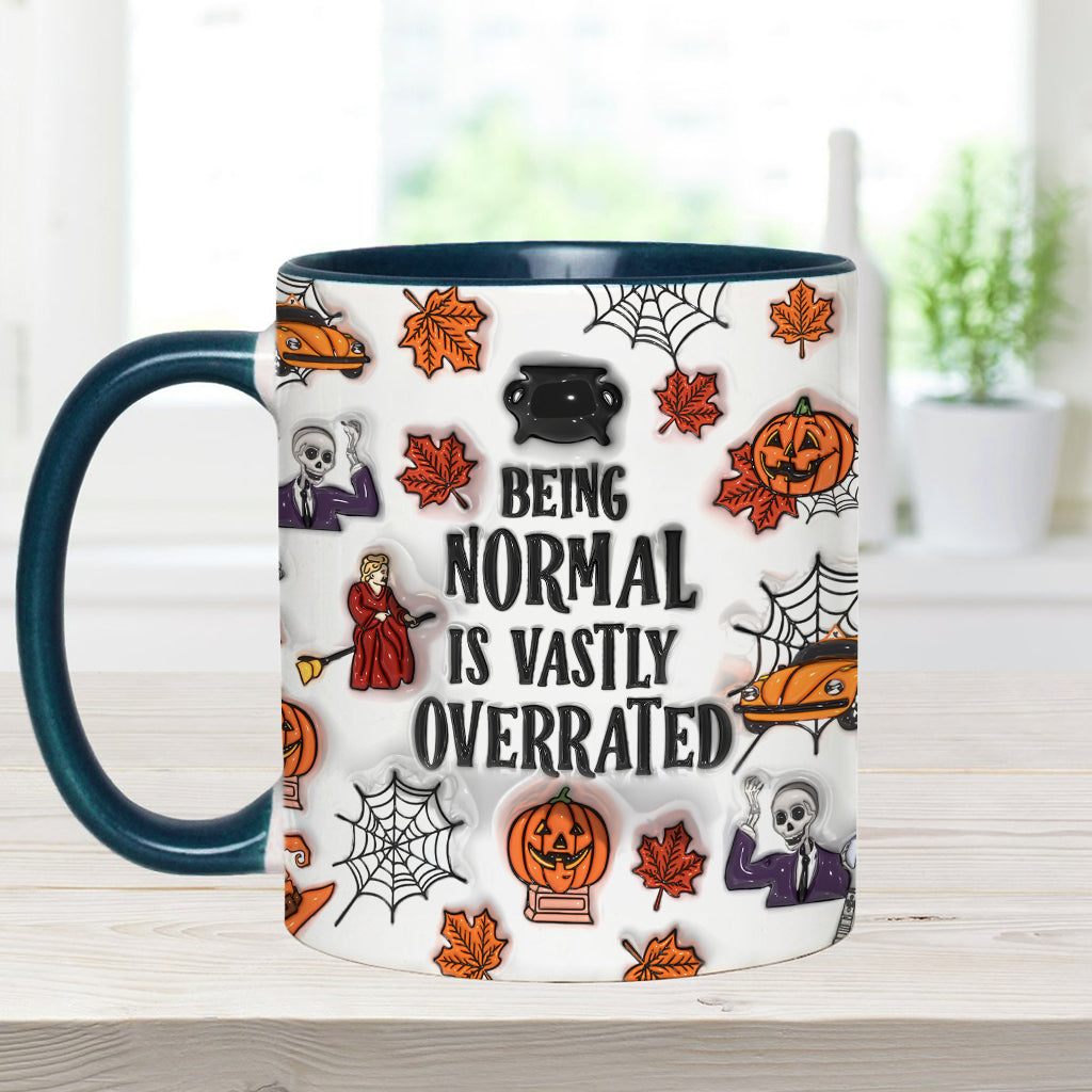 Personalized Halloween Accent Mug Custom Name Gift Idea Accent Mug GradoCreations