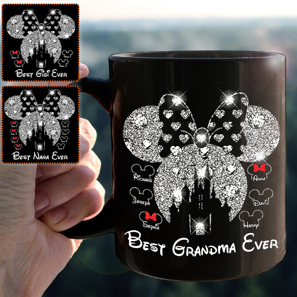 Personalized Best Grandma Ever Mouse Mug Custom Name Gift Mug GradoCreations