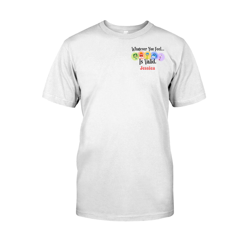 Personalized Inside Out T-shirt Custom Message Gift Idea T-shirt And Hoodie GradoCreations