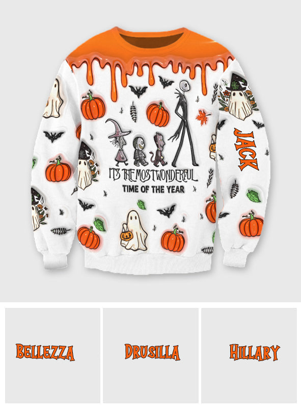 Personalized Nightmare Before Christmas All Over Shirt for Halloween All Over Shirt GradoCreations