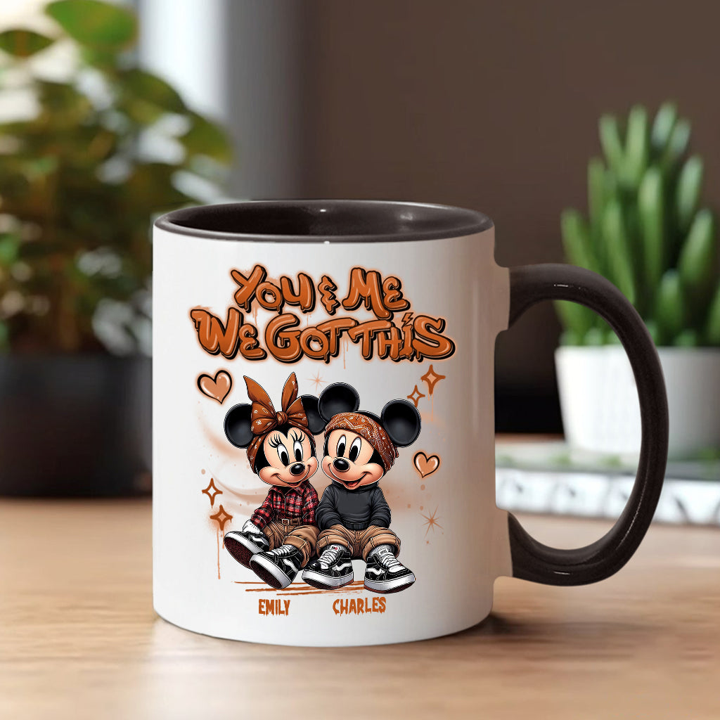Personalized We Got This Accent Mug Custom Name Gift for Couples Accent Mug GradoCreations