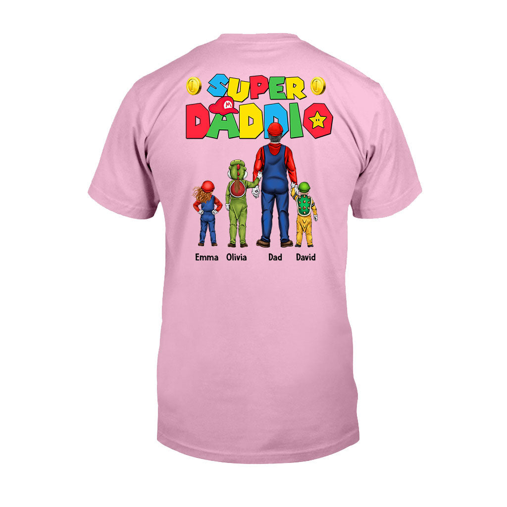 Personalized Super Daddio T-Shirt and Hoodie Gift for Dad T-shirt And Hoodie GradoCreations