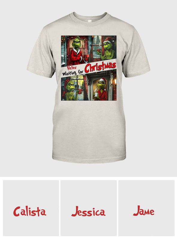 Personalized Grinch Christmas T-shirt & Hoodie Gift for Mom T-shirt & Hoodie GradoCreations