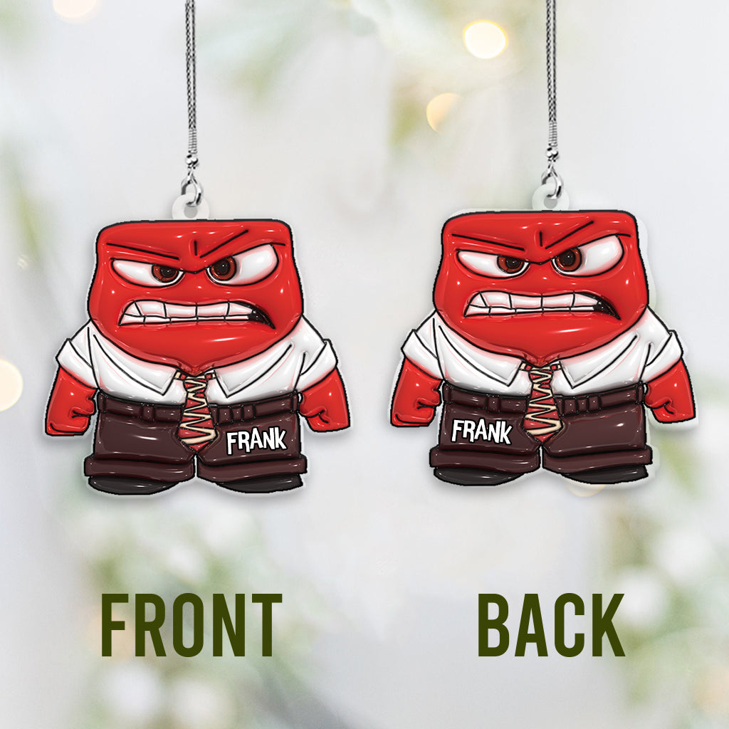 Personalized Transparent Car Ornament Custom Name Gift for Christmas Car Ornament GradoCreations