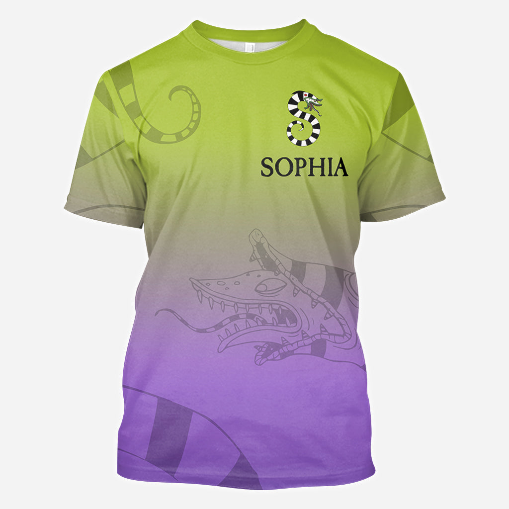 Personalized Beetlejuice All Over Shirt Gift for Halloween All Over Shirt GradoCreations