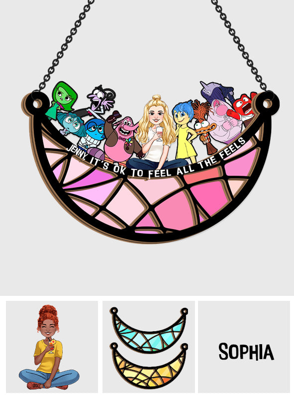 Personalized 2 Layered Suncatcher with Quotes for Home Decor Suncatcher GradoCreations