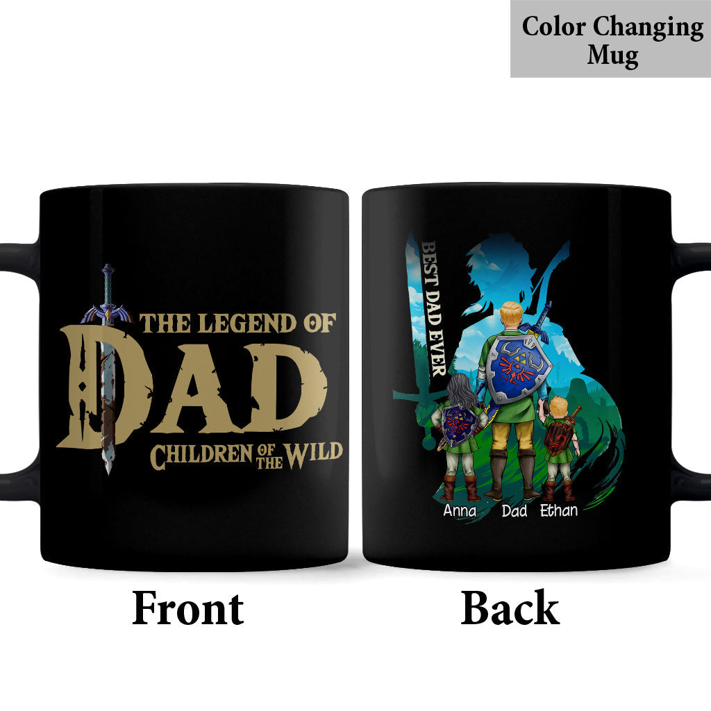 Personalized Hero's Legend Mug Custom Name Gift for Dad Mug GradoCreations