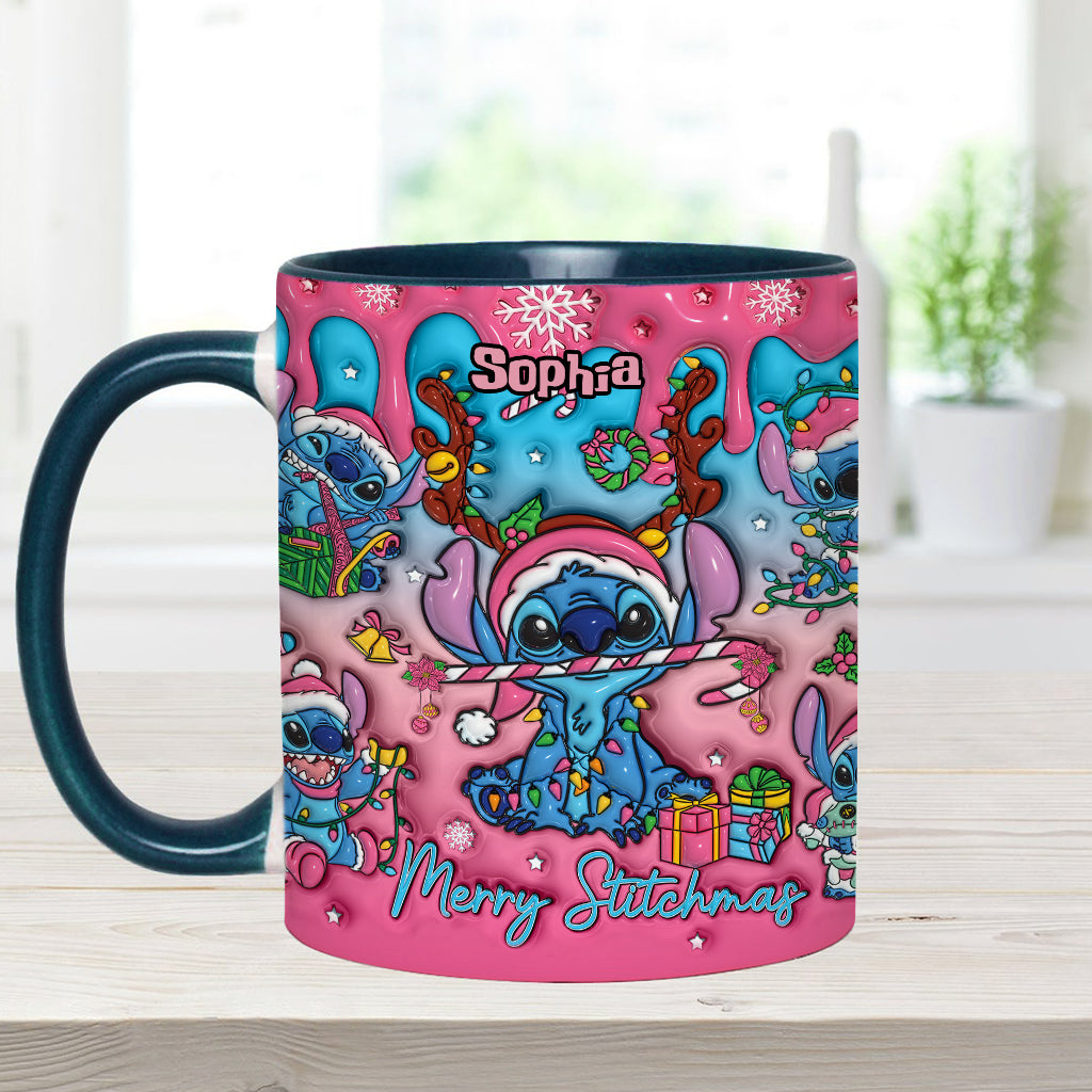 Personalized Ohana Accent Mug Christmas Gift for Mom Accent Mug GradoCreations