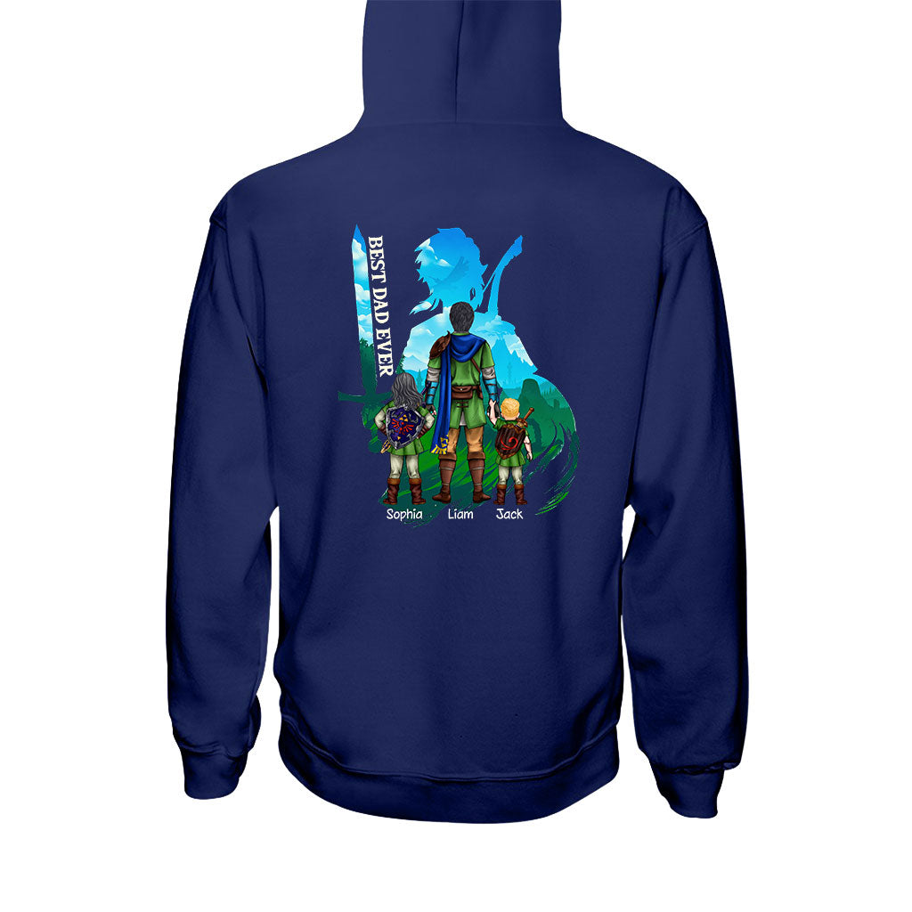 Personalized Legend of Dad T-Shirt & Hoodie Custom Name Gift for Father's Day T-shirt And Hoodie GradoCreations