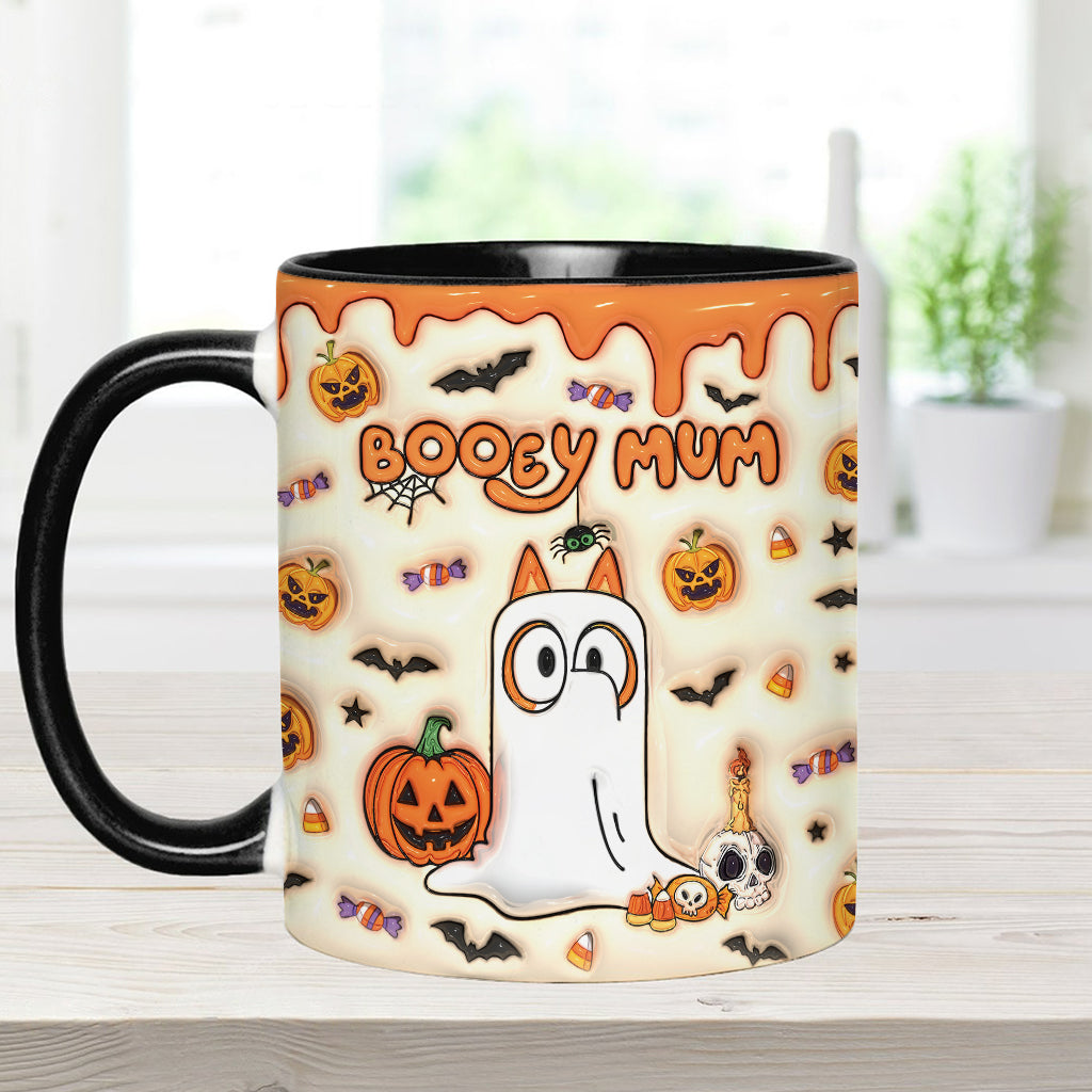 Personalized Booey Mum Accent Mug Custom Name Gift for Mom Accent Mug GradoCreations