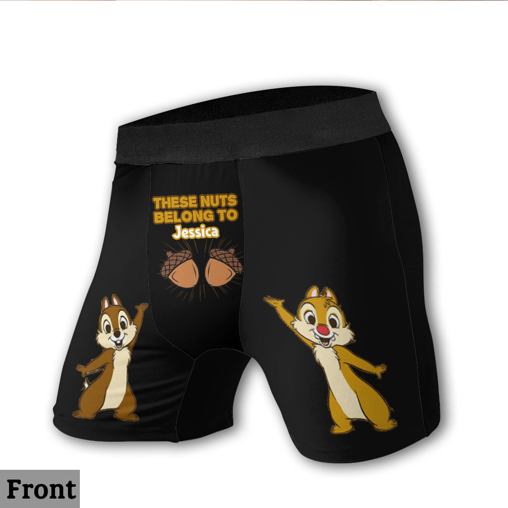 Personalized Men's Boxer Briefs Custom Name Gift for Him Men Boxer Briefs GradoCreations