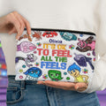 Personalized It's Ok To Feel All The Feels Pouch for Kids Gift Pouch GradoCreations