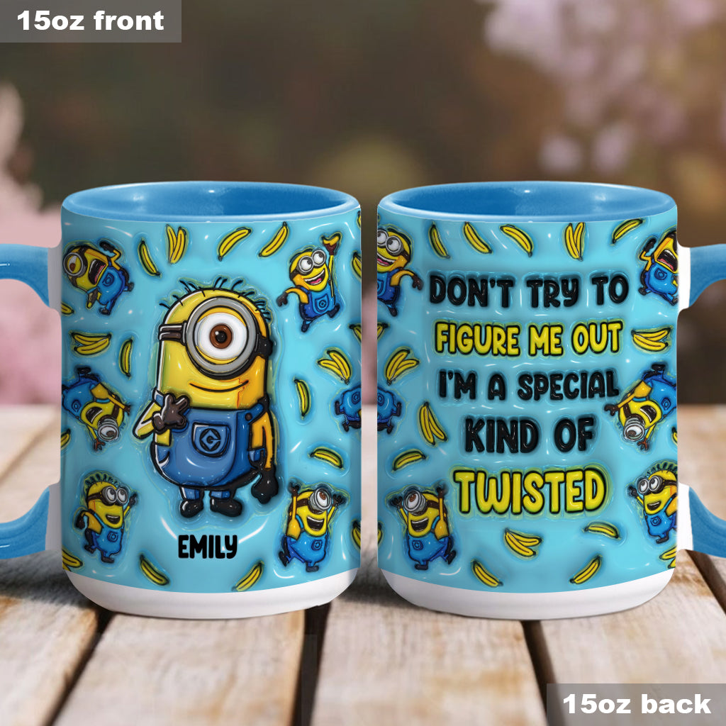 Personalized Minion Mug Custom Name Gift Idea for Kids Accent Mug GradoCreations