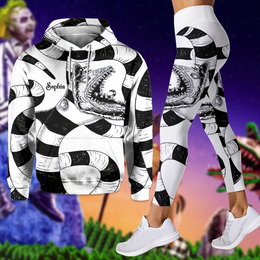 Personalized Beetlejuice Hoodie and Leggings Set for Halloween Hoodie & Leggings GradoCreations
