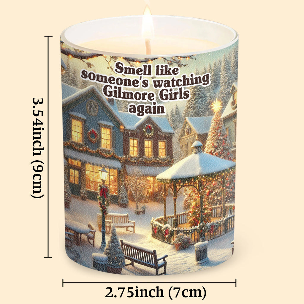 Personalized Scented Candle with Wooden Lid for Fans of Gilmore Girls Candle With Wooden Lid GradoCreations