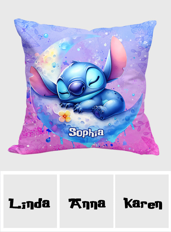 Personalized Ohana Throw Pillow Custom Name Gift for Kids Throw Pillow GradoCreations