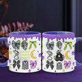 Personalized Accent Mug with Unique Design for Halloween Gift Accent Mug GradoCreations