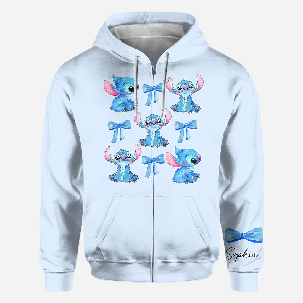 Personalized Stitch All Over Shirt Cute Gift for Kids All Over Shirt GradoCreations