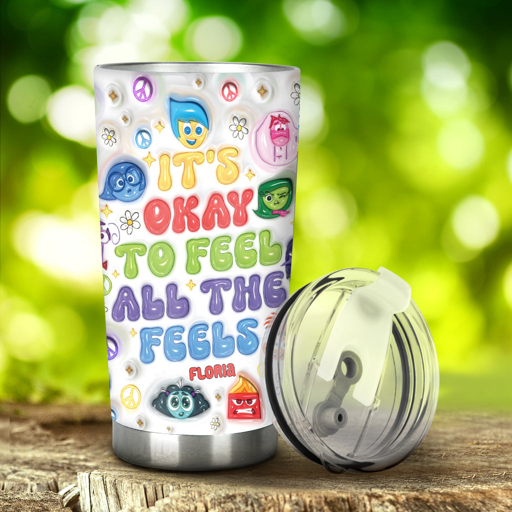 Personalized Stainless Steel Tumbler Custom Name Fun Gift Tumbler GradoCreations