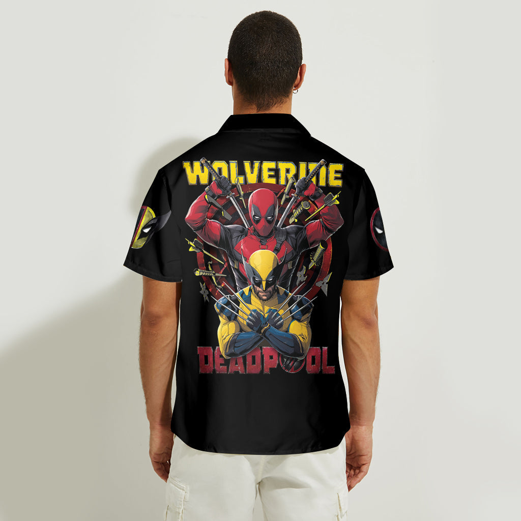 Personalized Marvel Character Hawaiian Shirt Custom Name Gift Hawaiian Shirt GradoCreations