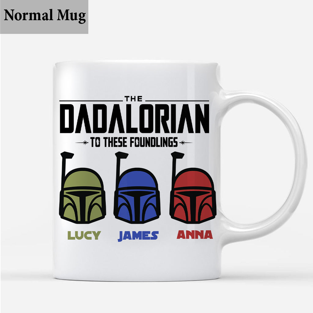 Personalized The Dadalorian Mug Custom Family Names Gift Mug GradoCreations