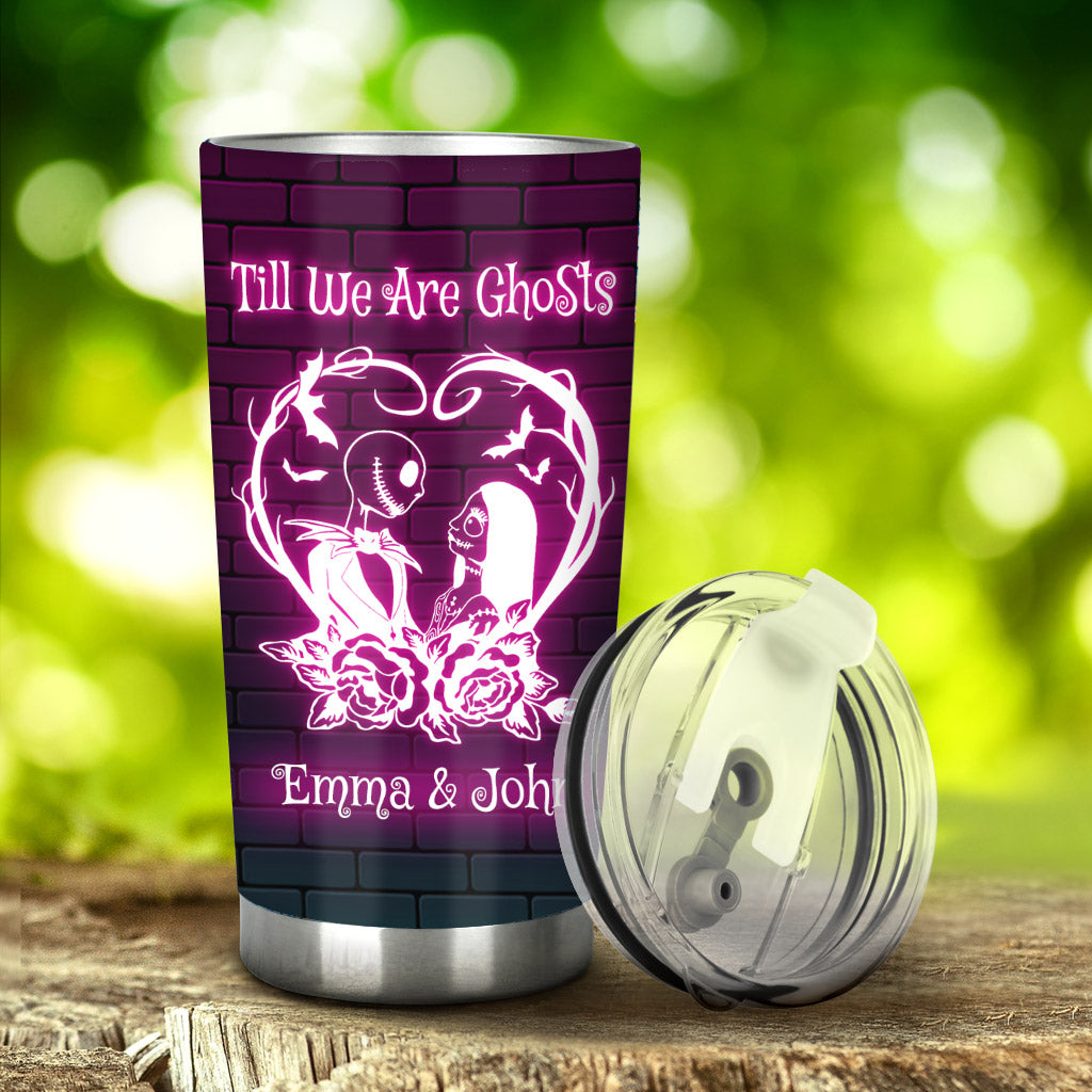 Personalized Halloween Tumbler Custom Name Gift for Couples Tumbler GradoCreations