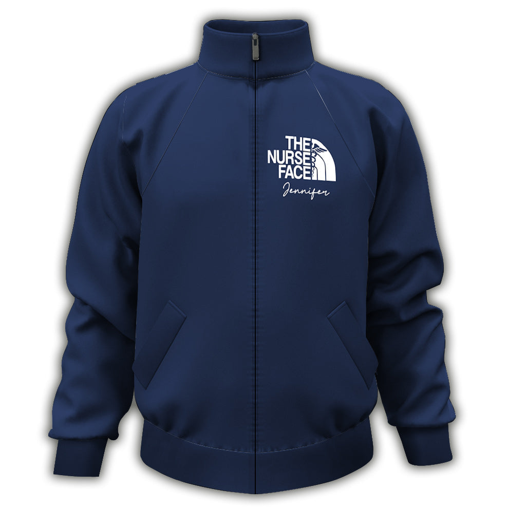 Personalized Nurse Zip Jacket Custom Name Gift for Nurses Zip Jacket GradoCreations