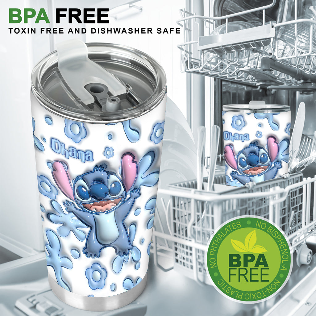 Personalized Ohana Tumbler Custom Name Gift for Kids Tumbler GradoCreations