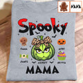 Personalized Spooky Mama T-shirt & Hoodie for Halloween Gift T-shirt & Hoodie GradoCreations