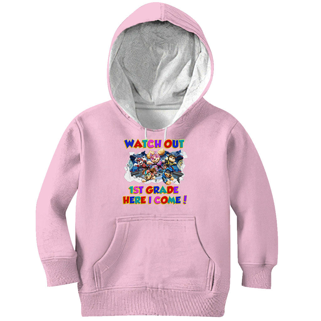Personalized Kids T-Shirt with Watch Out Design for Back to School Kid Shirt GradoCreations