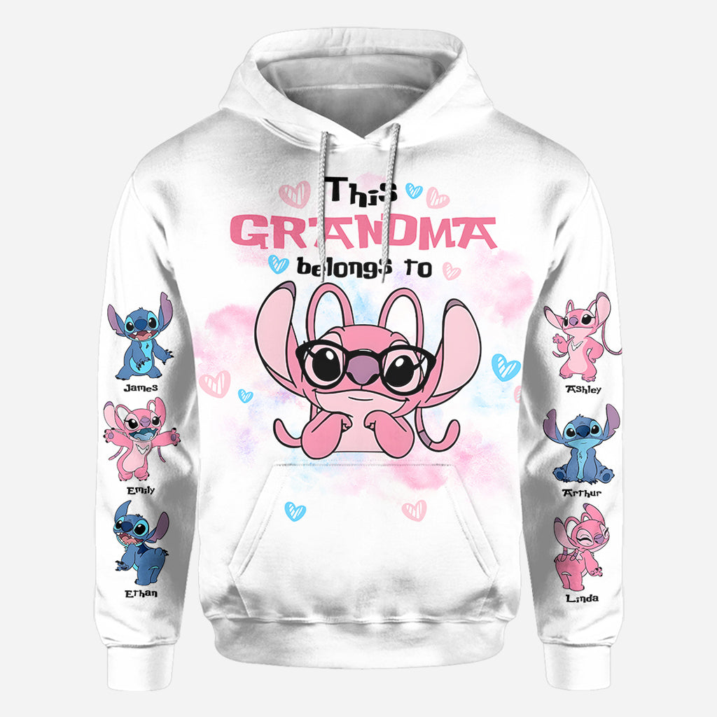 Custom Grandma All Over Shirt with Personalization - Unique Gift All Over Shirt GradoCreations